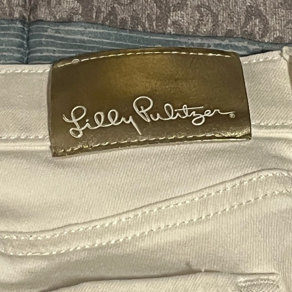 Lilly Pulitzer Women’s White Jeans Size 4 - Picture 6 of 11